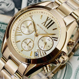 Buy Shop Michael Kors Bradshaw Gold Dial Gold Steel Strap Watch for Women - MK5798 USA Online