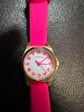 Buy Shop Marc Jacobs Henry White Dial Pink Leather Strap Watch for Women - MBM1237 USA Online
