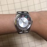 Buy Shop Marc Jacobs Henry Skeleton Silver Dial Silver Steel Strap Watch for Women - MBM3262 USA Online