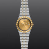 Tudor Royal Automatic Diamonds Gold Dial Two Tone Steel Strap Watch for Men - M28603-0006