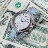 Buy Shop Michael Kors Blair Silver Dial Two Tone Steel Strap Watch for Women - MK6137 USA Online