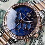 Buy Shop Michael Kors Brinkley Blue Dial Two Tone Steel Strap Watch for Women - MK6205 USA Online