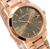 Buy Shop Burberry The City Light Brown Dial Rose Gold Steel Strap Watch for Women - BU9005 USA Online