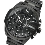 Buy Shop Diesel Mega Chief Chronograph Black Dial Black Steel Strap Watch For Men - DZ4283 USA Online