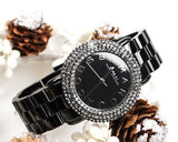 Buy Shop Marc Jacobs Marci Black Dial Black Steel Dial Strap Watch for Women - MBM3193 USA Online