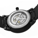 Buy Shop Fossil Neutra Automatic Skeleton Black Dial Black Steel Strap Watch for Men - ME3183 USA Online