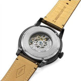 Buy Shop Fossil Townsman Automatic Black Dial Brown Leather Strap Watch for Men - ME3155 USA Online