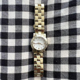 Buy Shop Marc Jacobs Amy Dinky White Dial Gold Steel Strap Watch for Women - MBM3226 USA Online