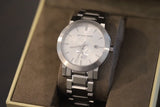 Burberry The City Silver Dial Silver Steel Strap Watch for Men - BU9900