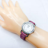 Buy Shop Coach Perry Silver Dial Black Leather Strap Watch for Women - 14503049 USA Online