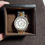 Buy Shop Michael Kors Madelyn Silver Dial Two Tone Steel Strap Watch for Women - MK6288 USA Online