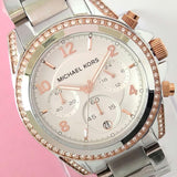 Buy Shop Michael Kors Blair Chronograph Silver Dial Silver Steel Strap Watch for Women - MK5459 USA Online
