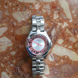 Buy Shop Marc Jacobs Henry Silver Dial Silver Steel Strap Watch for Women - MBM3294 USA Online