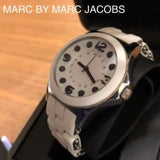 Buy Shop Marc Jacobs Rock White Dial White Silicone Strap Watch for Women - MBM2532 USA Online