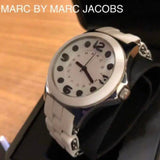 Buy Shop Marc Jacobs Pelly White Dial White Silicone Strap Watch for Women - MBM2503 USA Online