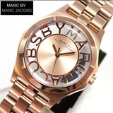 Buy Shop Marc Jacobs Henry Rose Gold Dial Rose Gold Steel Strap Watch for Women - MBM3293 USA Online