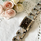 Buy Shop Burberry Signature Quartz Black Dial Silver Steel Strap Watch for Women - BU4210 USA Online