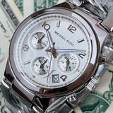 Buy Shop Michael Kors Runway Twist Silver Dial Silver Stainless Steel Strap Watch for Women - MK3149 USA Online