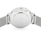Buy Shop Daniel Wellington Petite Sterling Quartz White Dial Silver Mesh Bracelet Watch For Men - DW00100306 USA Online