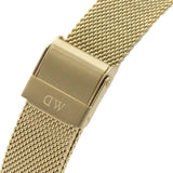 Buy Shop Daniel Wellington Classic Petite Black Dial Gold Mesh Bracelet Watch For Women - DW00100347 USA Online