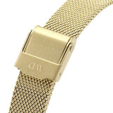 Buy Shop Daniel Wellington Classic Petite Evergold Black Dial Gold Mesh Bracelet Watch For Women - DW00100349 USA Online