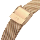 Buy Shop Daniel Wellington Petite Rose Gold Dial Rose Gold Mesh Bracelet Watch For Women - DW00100471 USA Online