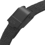 Buy Shop Daniel Wellington Classic Petite Pressed Ashfield Black Dial Black Mesh Bracelet Watch For Women - DW00100441 USA Online