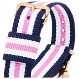 Buy Shop Daniel Wellington Classic South Hampton White Dial Two Tone Nylon Strap Watch For Women - DW00100034 USA Online