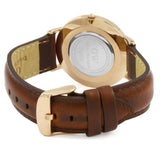 Buy Shop Daniel Wellington Classic St Mawes Black Dial Brown Leather Strap Watch For Men - DW00100124 USA Online