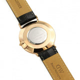 Buy Shop Daniel Wellington Classic Reading Black Dial Black Leather Strap Watch For Men - DW00100129 USA Online