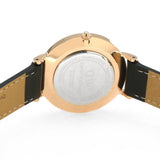 Buy Shop Daniel Wellington Petite Sheffield White Dial Black Leather Strap Watch For Women - DW00100174 USA Online