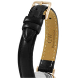 Buy Shop Daniel Wellington Classic Petite Sheffield White Dial Black Leather Strap Watch For Women - DW00100230 USA Online