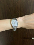 Buy Shop Fossil Wallace Designer Silver Dial Silver Steel Strap Watch for Women - ES3057 USA Online