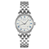 Mido Baroncelli III Automatic Silver Dial Silver Steel Strap Watch For Women - M7600.4.21.1