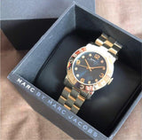 Buy Shop Marc Jacobs Amy Grey Dial Two Tone Steel Strap Watch for Women - MBM8597 USA Online