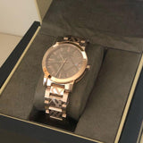 Buy Shop Burberry The City Rose Gold Dial Rose Gold Steel Strap Watch for Women - BU9039 USA Online