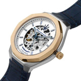 Buy Shop Maserati Stile Automatic Limited Edition White Dial Blue Leather Strap Watch For Men - R8821142001 USA Online