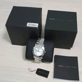 Buy Shop Marc Jacobs Amy Dexter Silver Dial Silver Steel Strap Watch for Women - MBM3214 USA Online