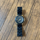 Buy Shop Marc Jacobs Pelly Black Dial Black Silicone Strap Watch for Women - MBM2540 USA Online