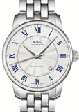 Mido Baroncelli III Automatic Silver Dial Silver Steel Strap Watch For Men - M8600.4.21.1