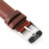 Buy Shop Daniel Wellington Classic Petite St Mawes Black Dial Brown Leather Strap Watch For Women - DW00100181 USA Online