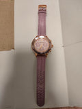 Buy Shop Swarovski Octea Lux Chrono Purple Dial Purple Leather Strap Watch for Women - 5632263 USA Online