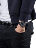 Buy Shop Gucci G Timeless Chronograph Black Dial Black Leather Strap Watch For Men - YA126244 USA Online