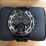 Buy Shop Marc Jacobs Blade Chronograph Black Dial Black Steel Strap Watch for Women - MBM3083 USA Online