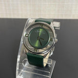 Buy Shop Marc Jacobs Tether Transparent Green Dial Green Leather Strap Watch for Women - MBM1378 USA Online
