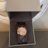 Buy Shop Burberry The City Rose Gold Dial Brown Leather Strap Watch for Women - BU9040 USA Online