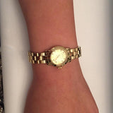 Buy Shop Marc Jacobs Amy Gold Dial Gold Steel Strap Watch for Women - MBM8612 USA Online