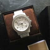 Buy Shop Michael Kors Runway White Dial White Steel Strap Watch for Women - MK5188 USA Online