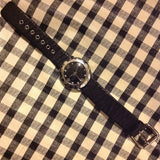 Buy Shop Marc Jacobs Amy Black Dial Black Leather Strap Watch for Women - MBM1140 USA Online