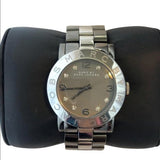 Buy Shop Marc Jacobs Amy Grey Dial Grey Steel Strap Watch for Women - MBM3196 USA Online